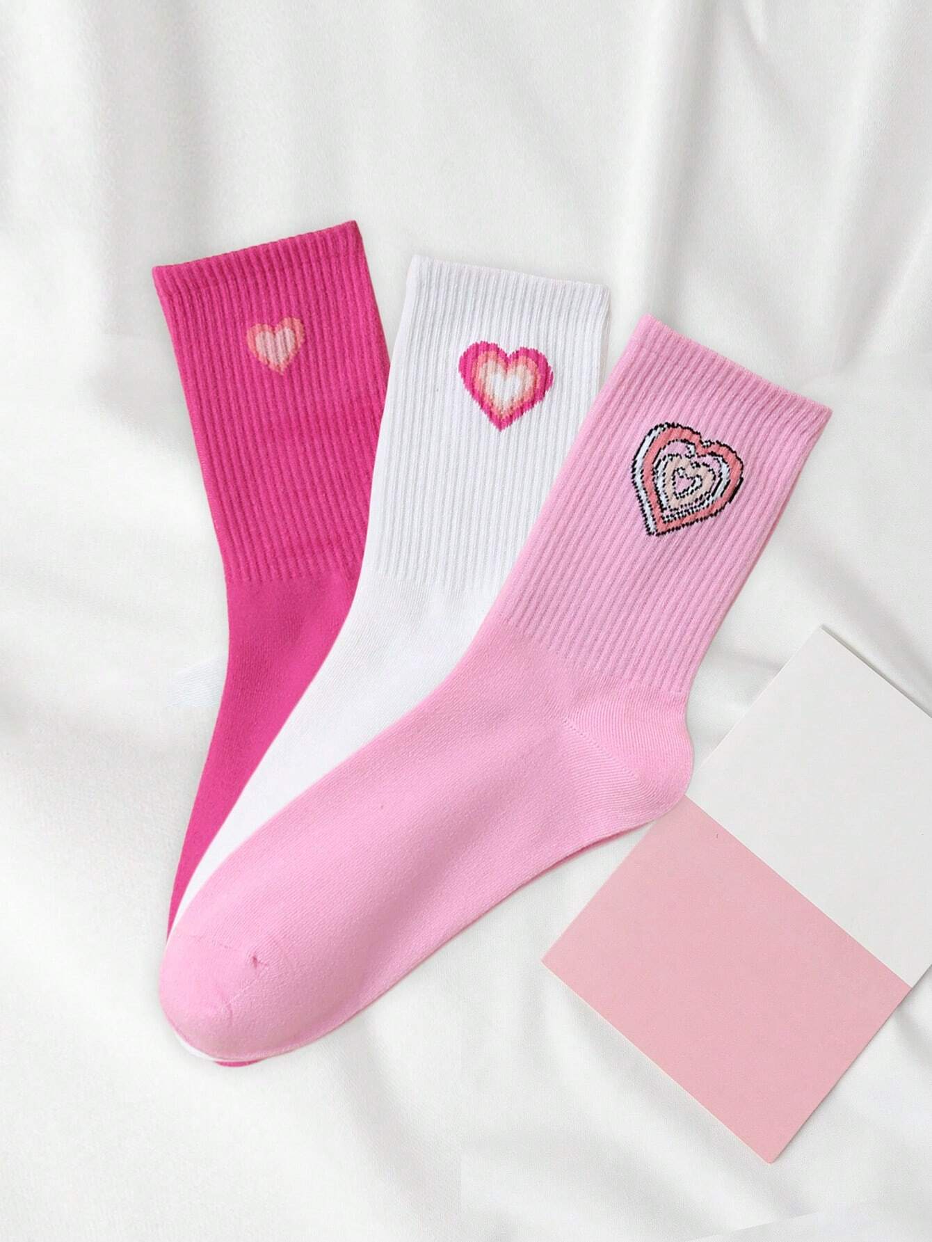 3 Pares Calcetines Deportivos Para Mujer - Tallas 35-39, Colores Negro, Blanco Y Rosa, Transpirables, Cómodos Para Running, Tenis Y Gimnasio
