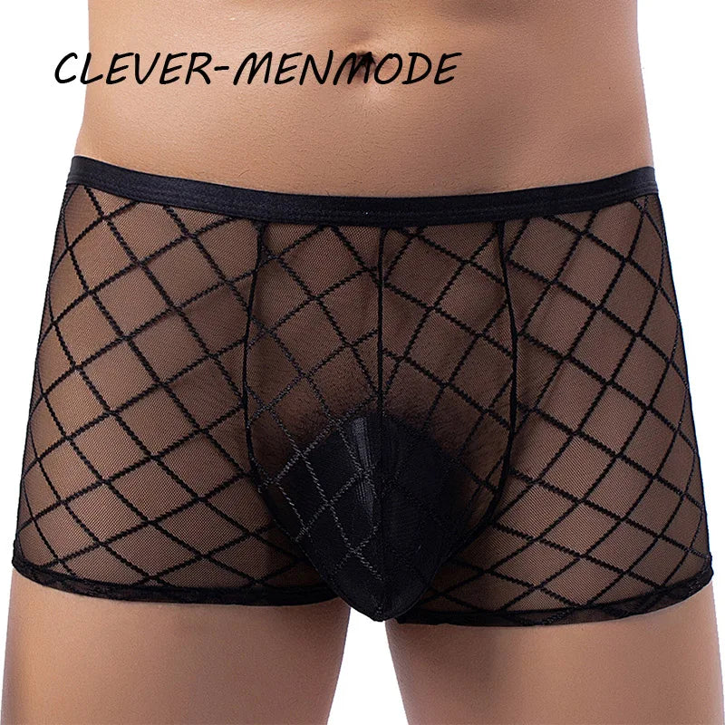 Lencería Boxer De Hombre De Encaje 10672 1a-102 Bóxer Sexy De