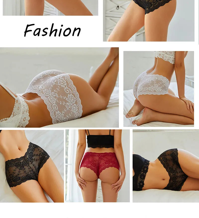 Panties de encaje para mujer sales