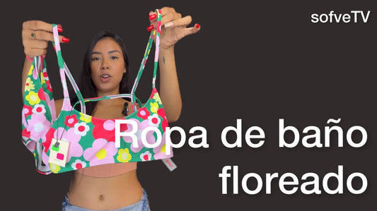 Ropa de baño floreada