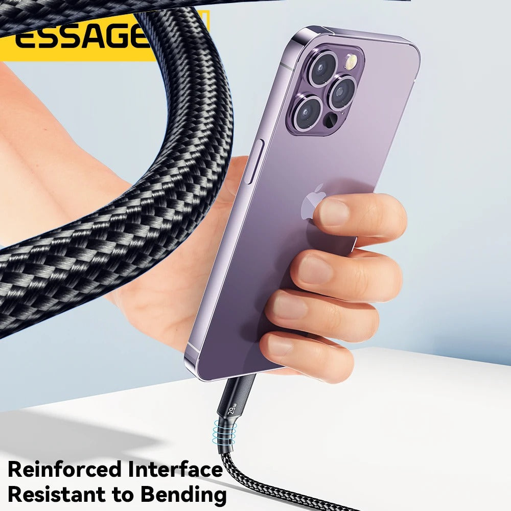 11787 2t-001 Essager Cable USB tipo C a Ligthning