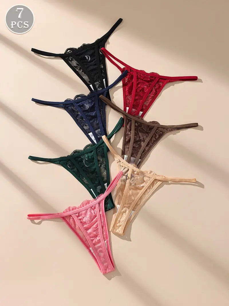 19841 1a-031 Juego de sujetadores de encaje 7Pzs