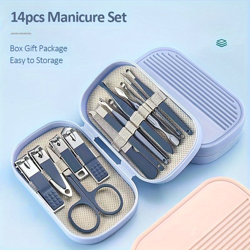 18504 1b-062 Set de manicura y pedicura de acero inoxidable