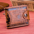 14568 1t-002 Billetera corta de cuero PU 1 Pza