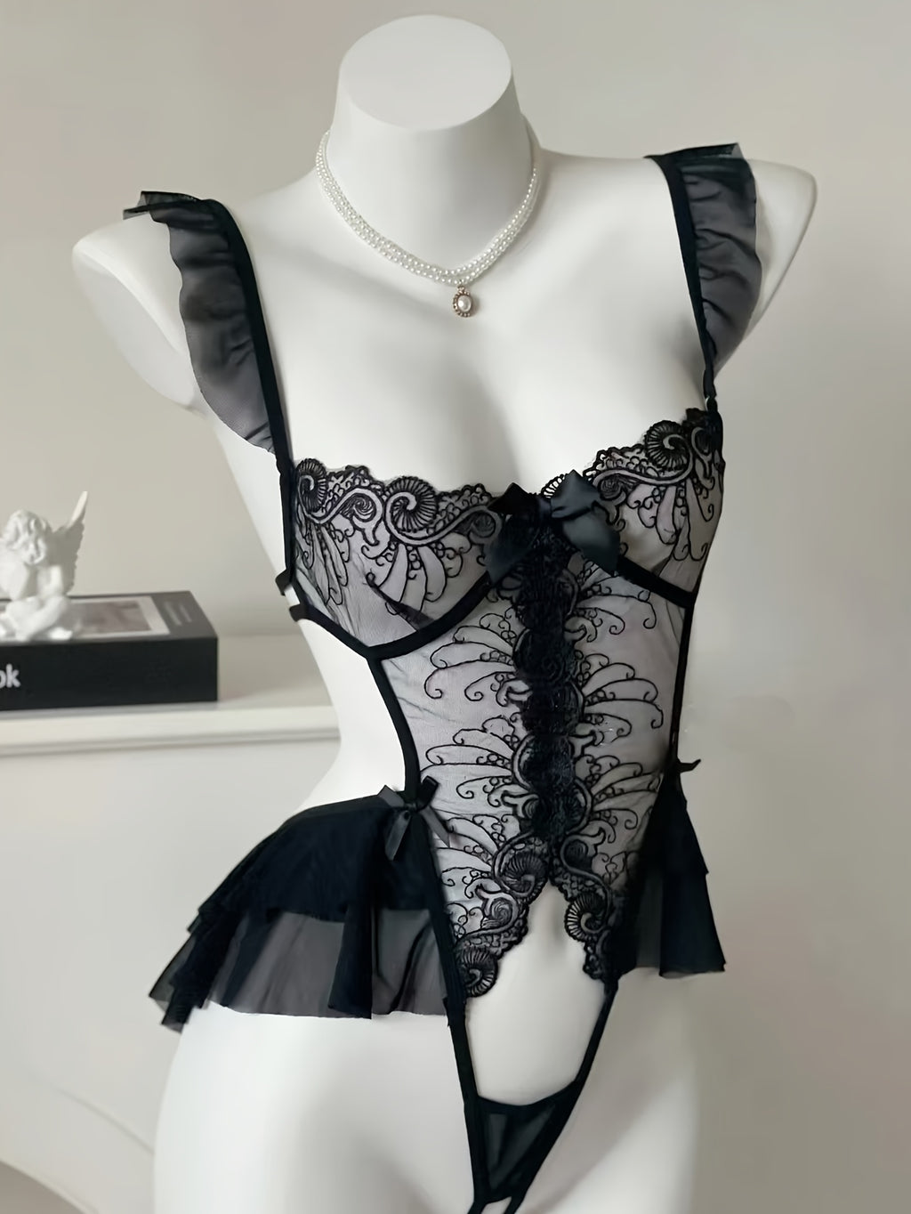 19453 ID-265 Body de Encaje Bohemio 1 Pza