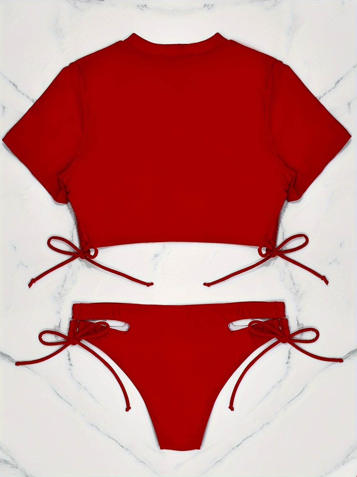 19467 id-117 Bikini Top Rojo 2 Pzas