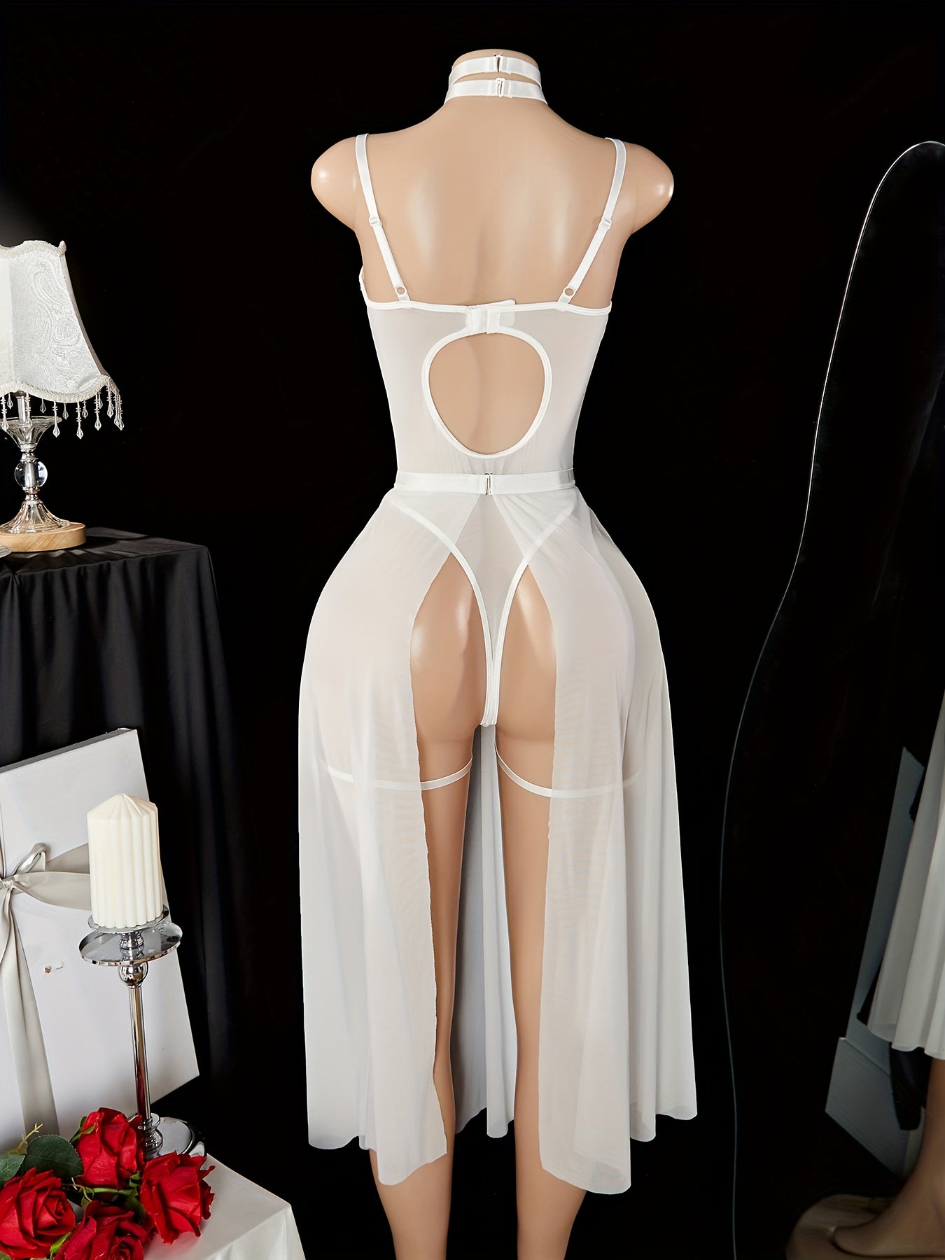 19338 ID-263 Conjunto de lencería sexy 5 Pzas