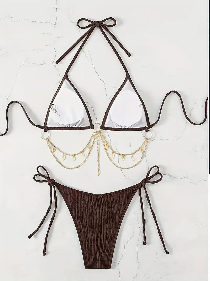 19857 1a-021 Traje de Baño Bikini Sexy 2Pzs