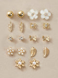 16083 2b-01-03 Aretes Conjunto 9 Pares