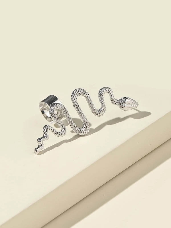 7861 1b-073 Cuff de oreja con serpiente