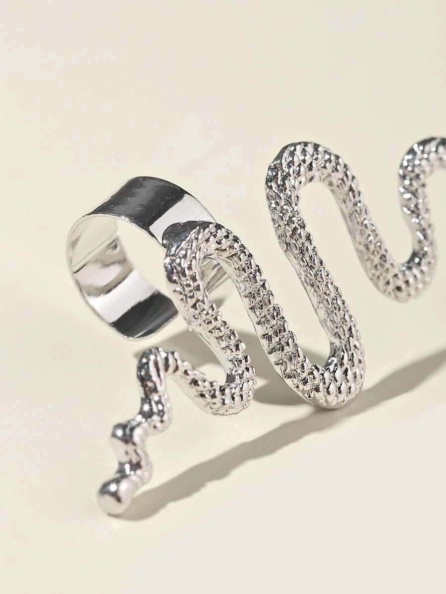 7861 1b-073 Cuff de oreja con serpiente