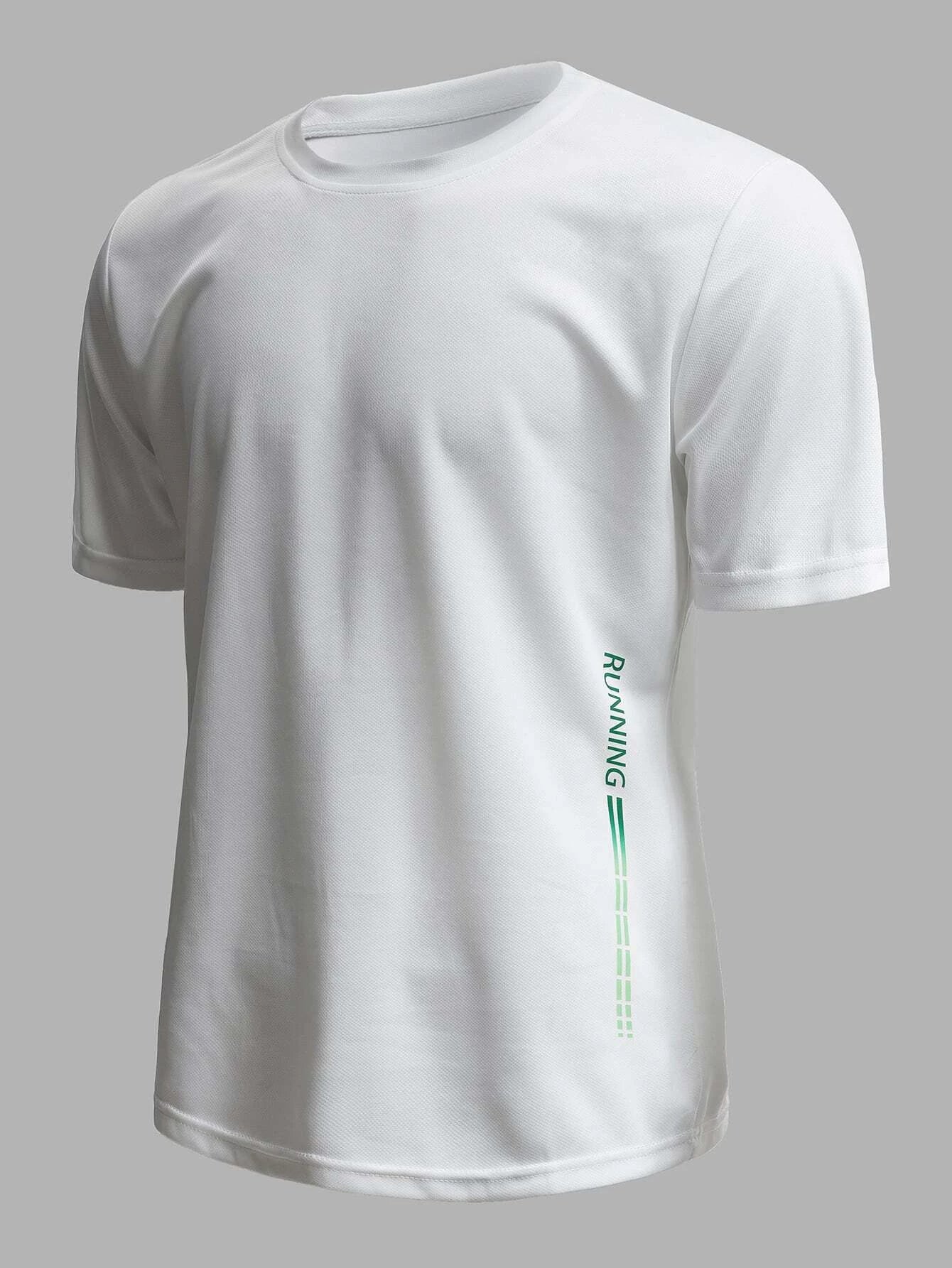 7976 a08-13 Camiseta deportiva con monograma para hombre