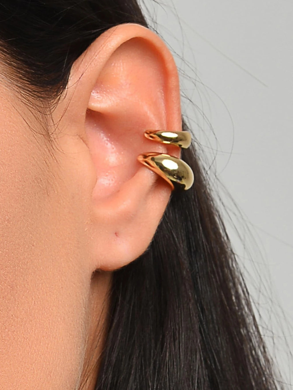 14356 1b-024 Cuff de oreja metálico 2 Pzas