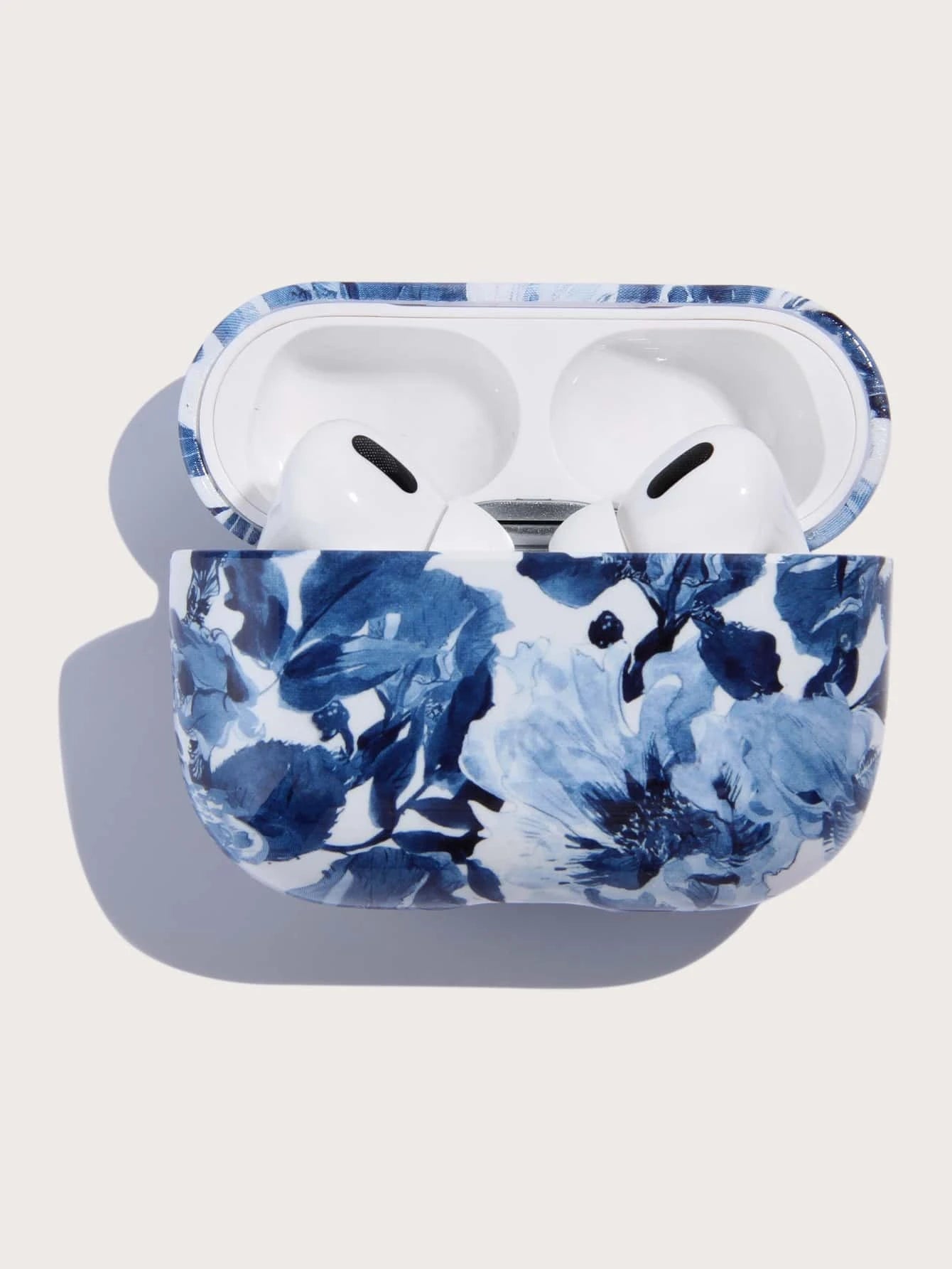 9633 2t-010 Funda de airpods pro con patrón de mármol