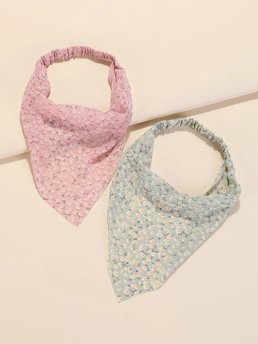 9963 1b-043 Pañuelo con estampado floral