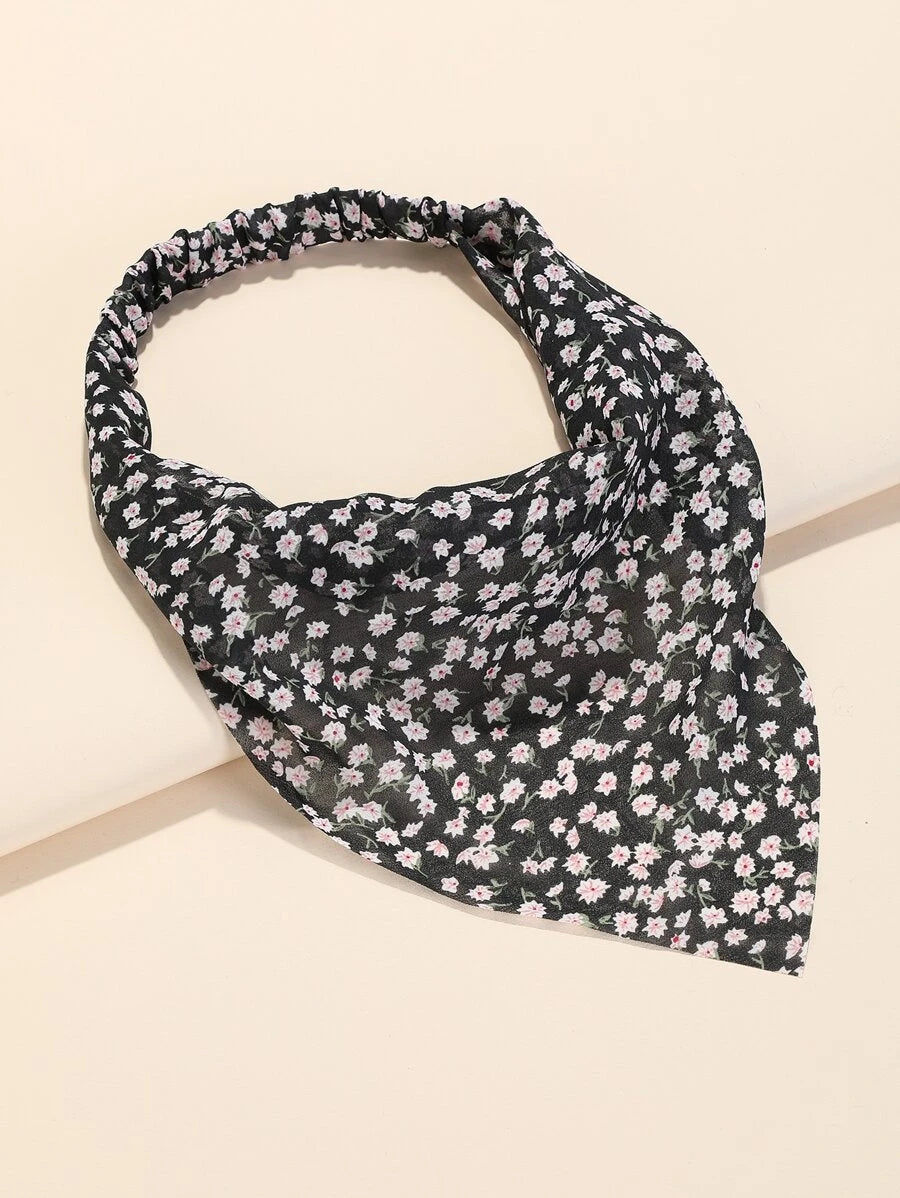 9963 1b-043 Pañuelo con estampado floral