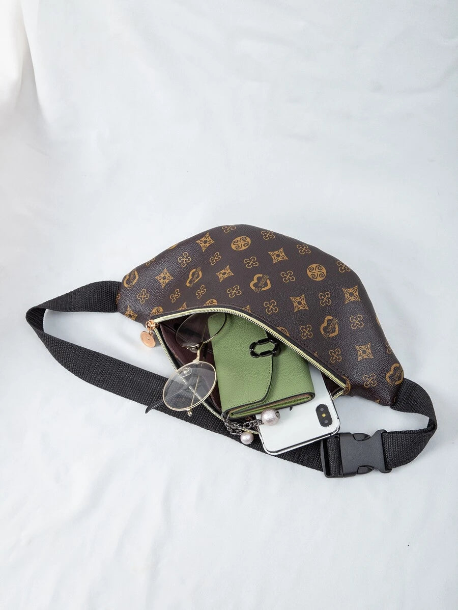 14601 1a-031 Riñonera con gráfico geométrico