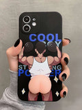 10190 2t-014 Funda para iPhone con patrón de levantamiento de pesas