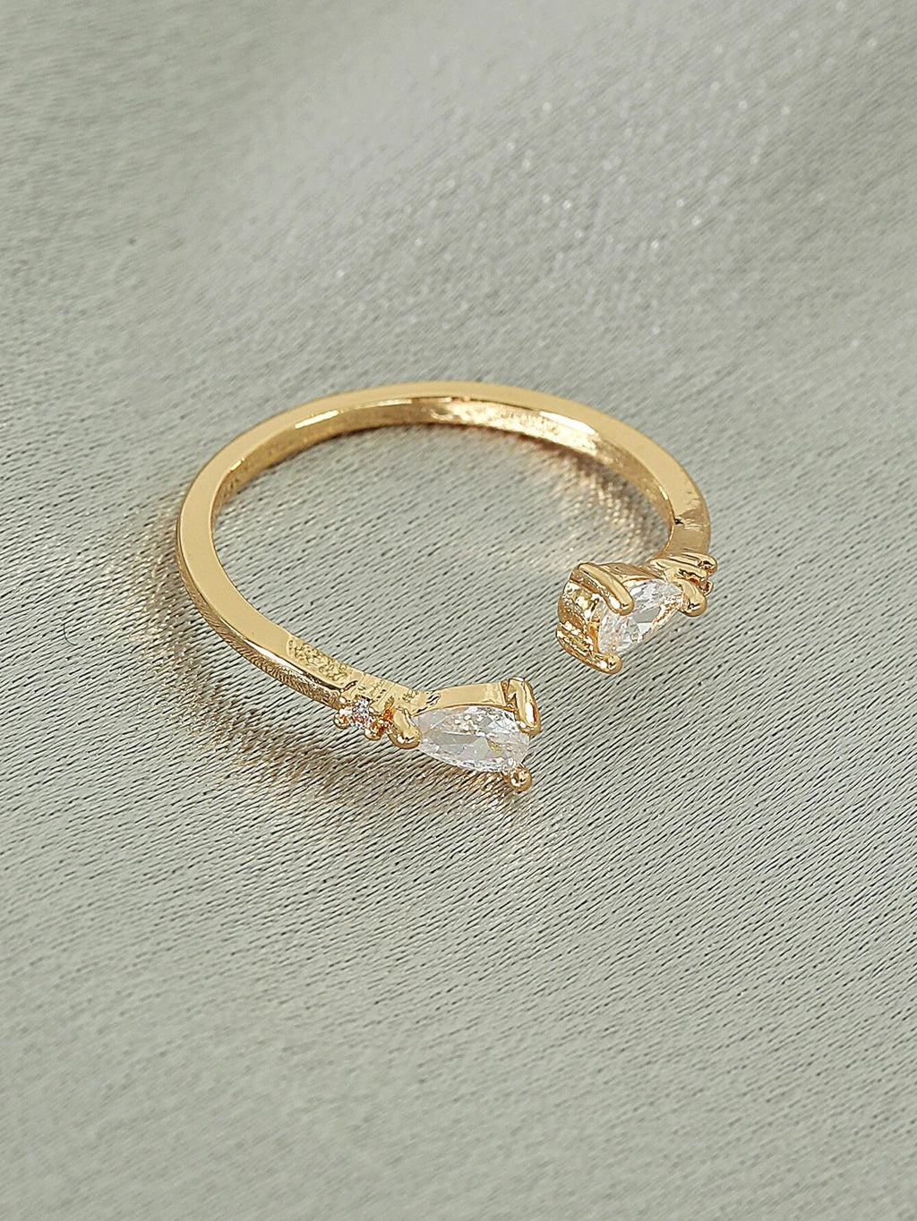 10624 1b-031 Anillo abierto zirconia cúbica