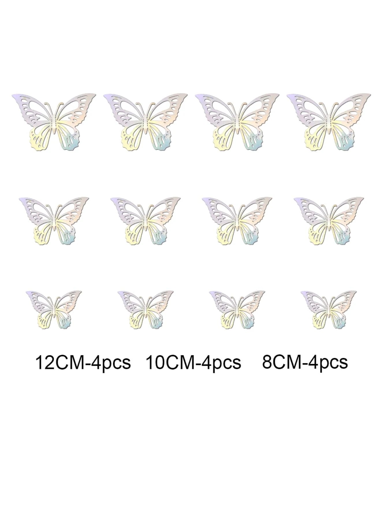 11836 1b-046 Pegatinas de mariposa 1 Pza