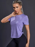 6698 1t-011 Yoga Basic Camiseta deportiva transpirable suave