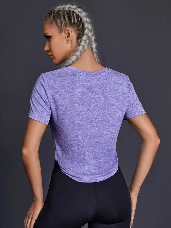 6698 1t-011 Yoga Basic Camiseta deportiva transpirable suave