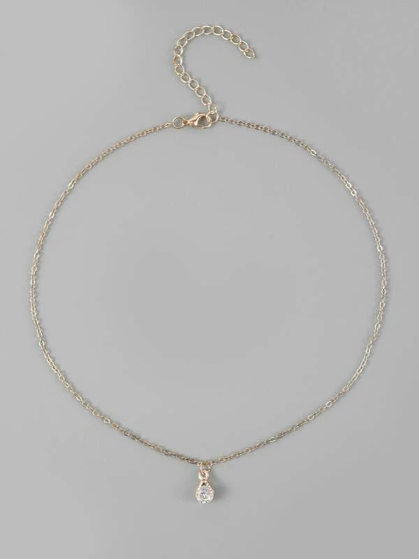 7194 b03-12 Collar con diseño de gota de agua