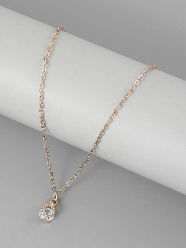 7194 b03-12 Collar con diseño de gota de agua