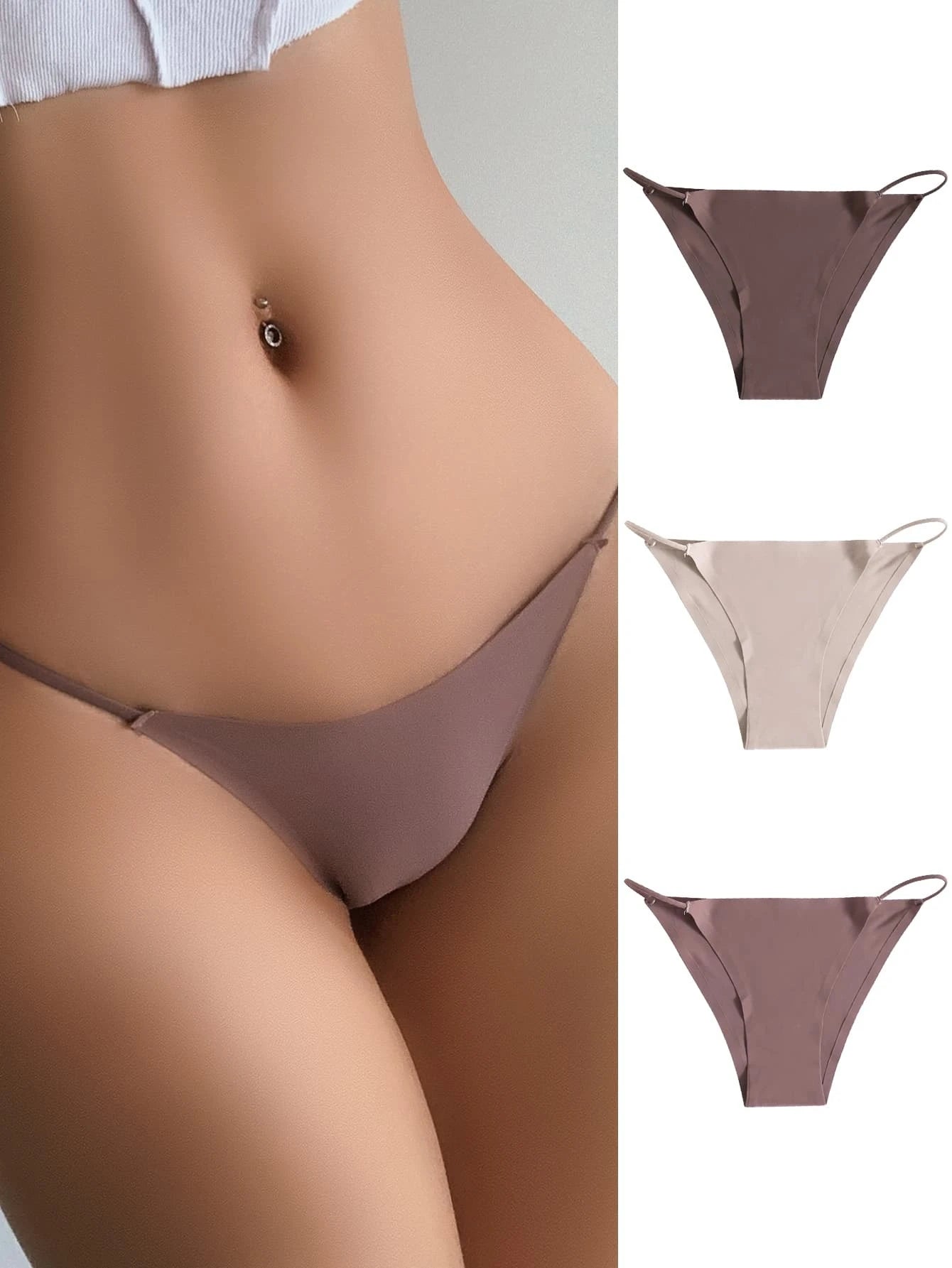 9043 a02-01 Tres piezas Set bragas invisible