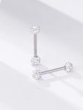 9986 1b-028 Dos piezas Anillo de pezón de acero inoxidable