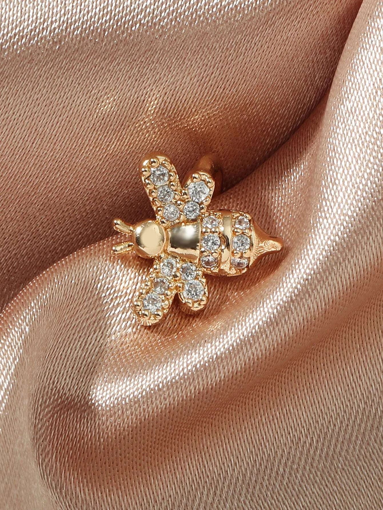 14357 1b-047 Cuff de oreja diseño de abeja 1 Pza