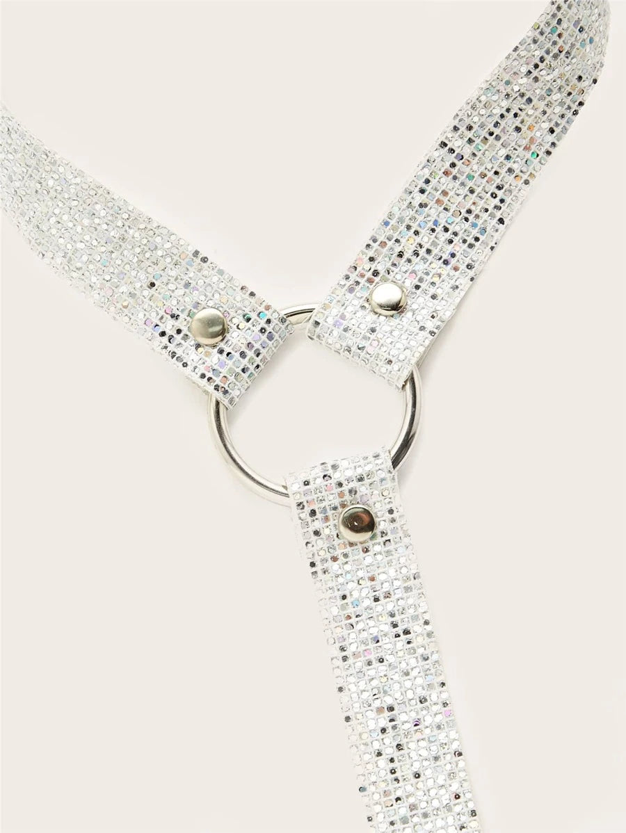 9557 1b-048 Cubierta de pezón vinculada con cadena con gargantilla