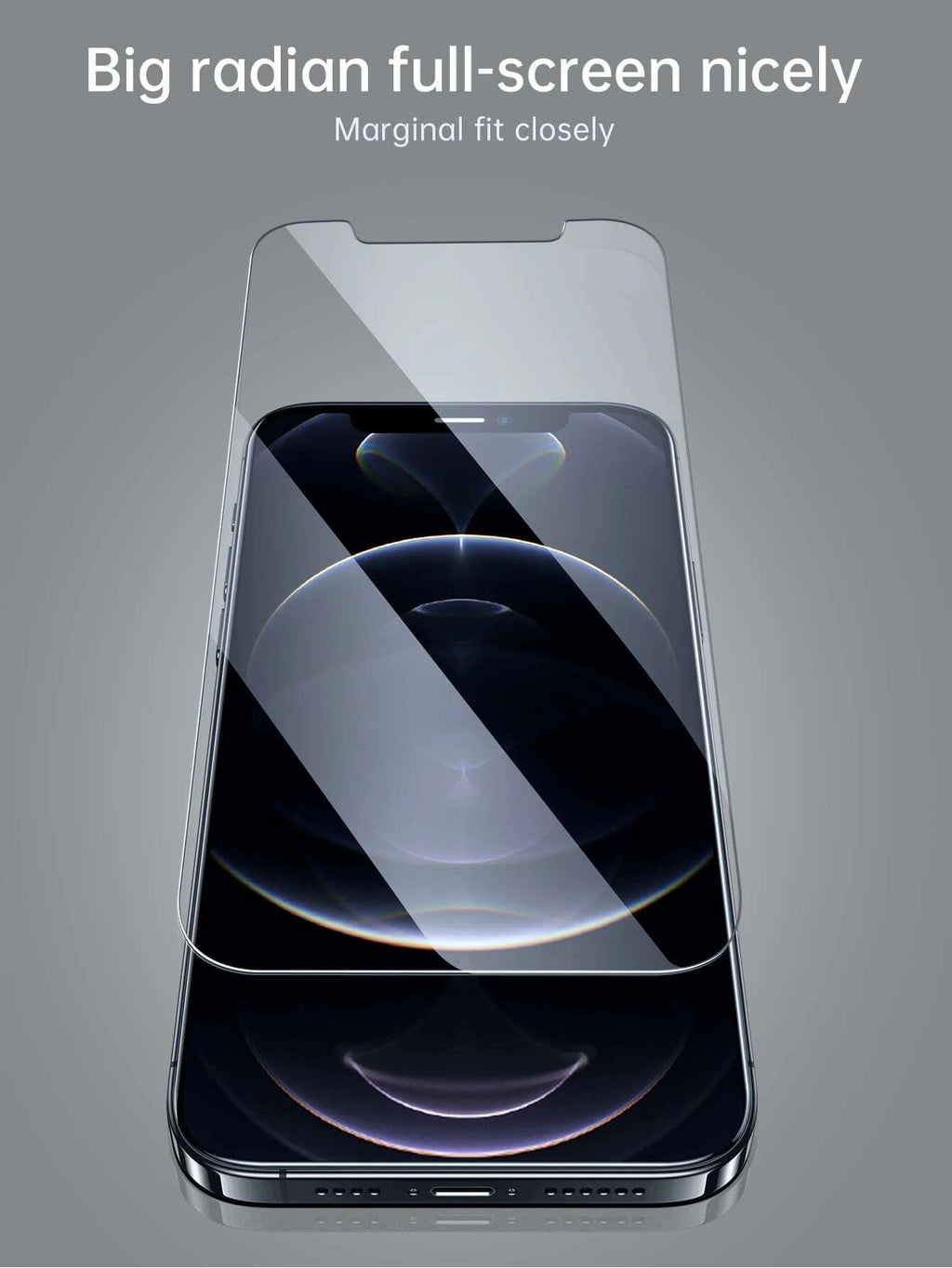 9169 2t-ProPa Vidrio templada resistente a los arañazos de 4 piezas compatible con iPhone