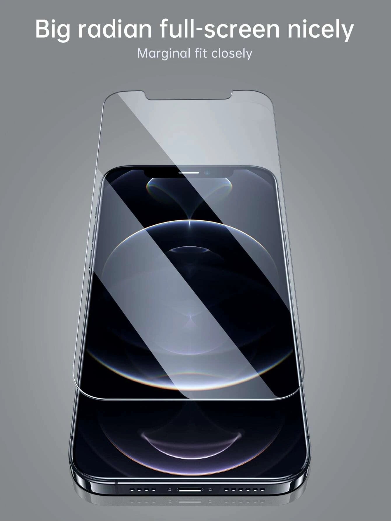 9169 2t-ProPa Vidrio templada resistente a los arañazos de 4 piezas compatible con iPhone
