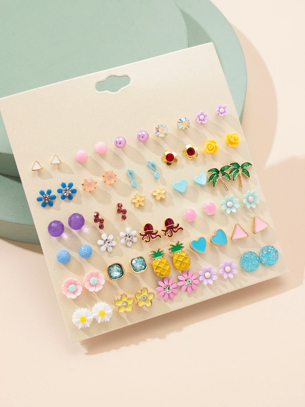 15365 1b-001 Pendientes Multi diseños 30 Pares