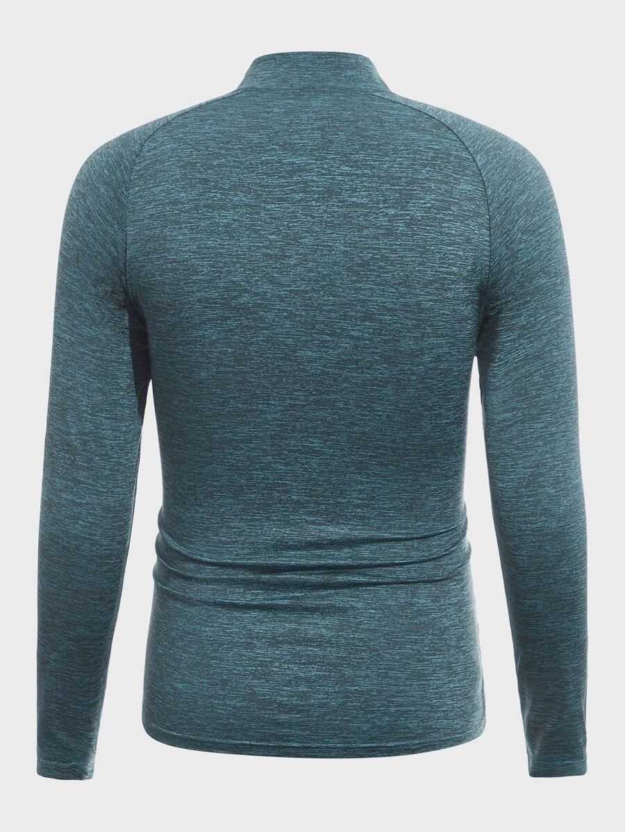 9142 1t-006 Sudadera deportiva con estampado manga raglán con cremallera cuarta