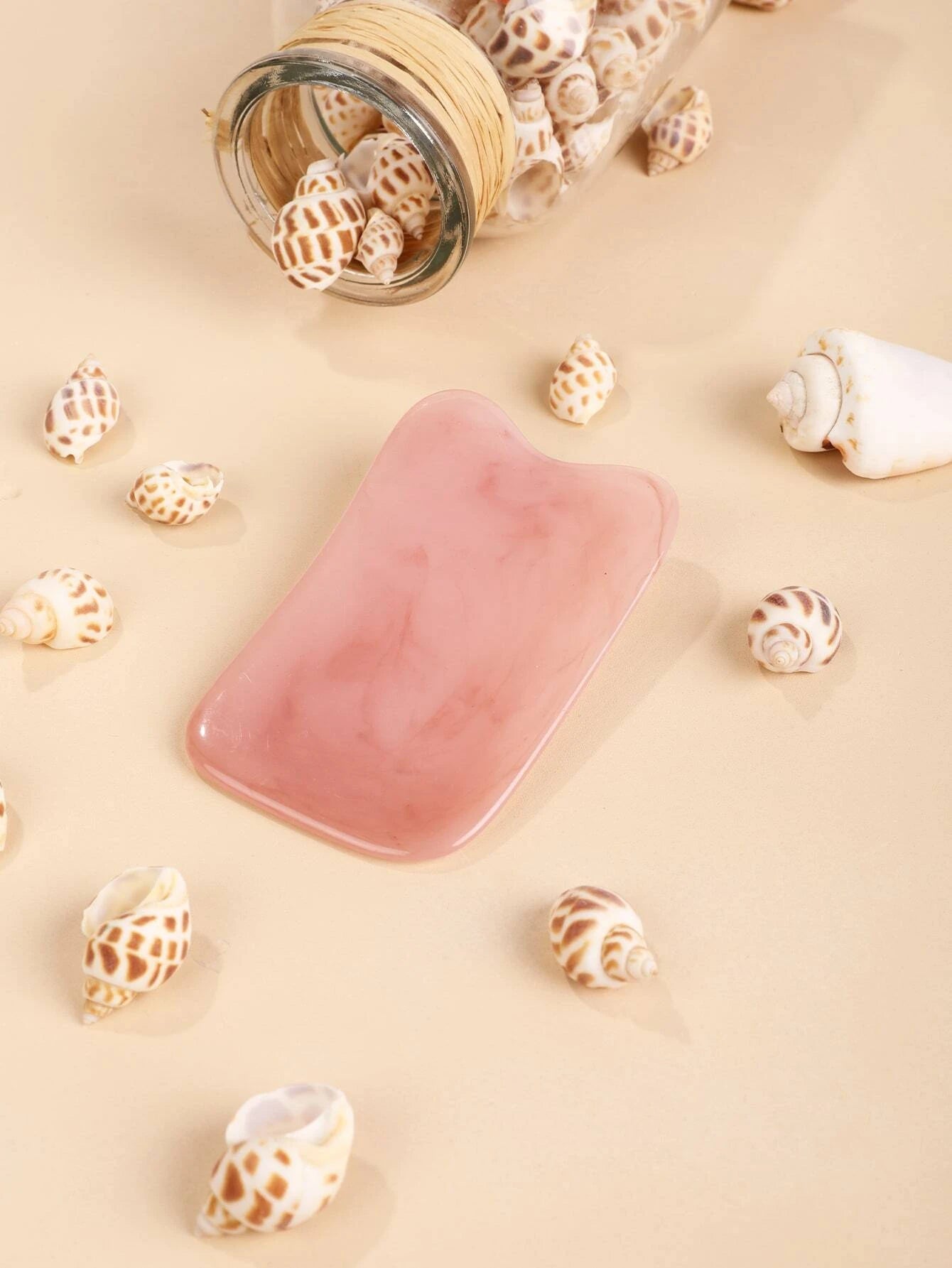 9849 1b-043 Tablero de masaje ABS Facial Gua Sha