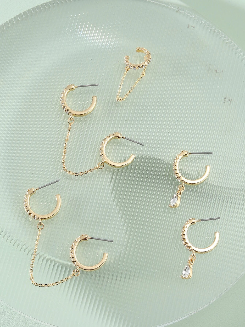 15366 1b-036 Pendientes orejas 5 Pzas