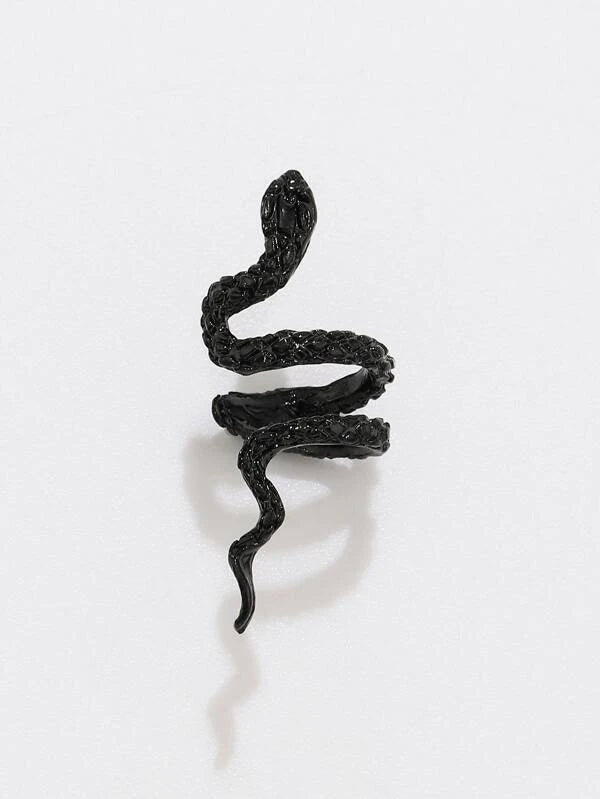 7822 b03-10 Una pieza Cuff de oreja con diseño de serpiente