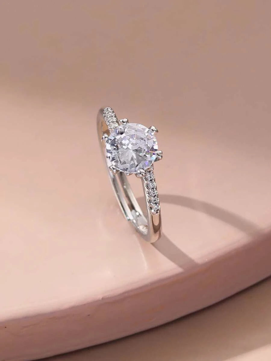 11466 1b-076 Anillo zirconia cúbica
