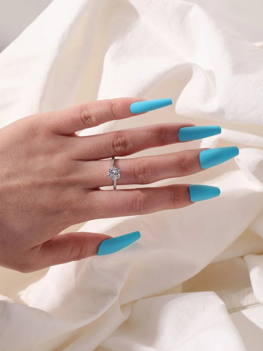 11466 1b-076 Anillo zirconia cúbica
