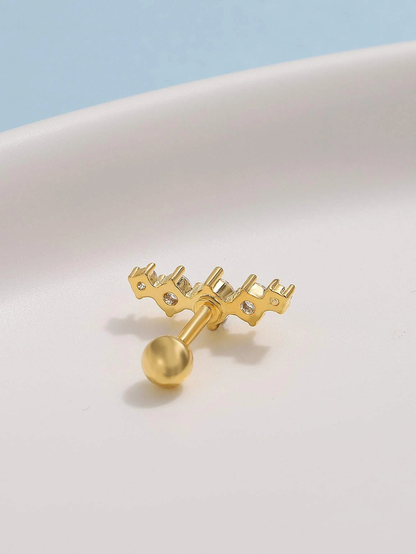 14283 1b-061 Pendientes zirconia 1 Pza