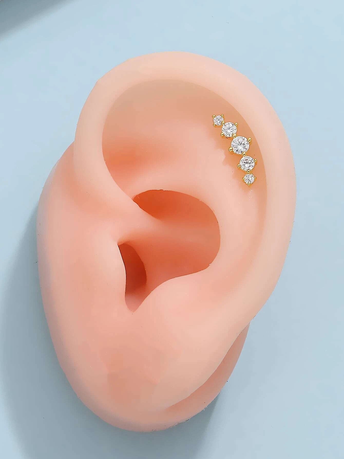 14283 1b-061 Pendientes zirconia 1 Pza