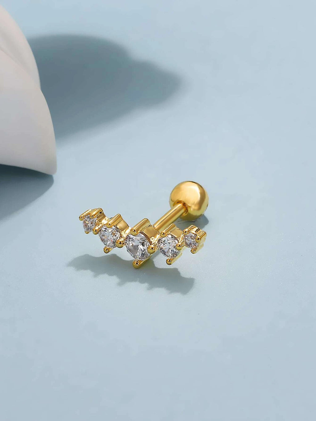 14283 1b-061 Pendientes zirconia 1 Pza