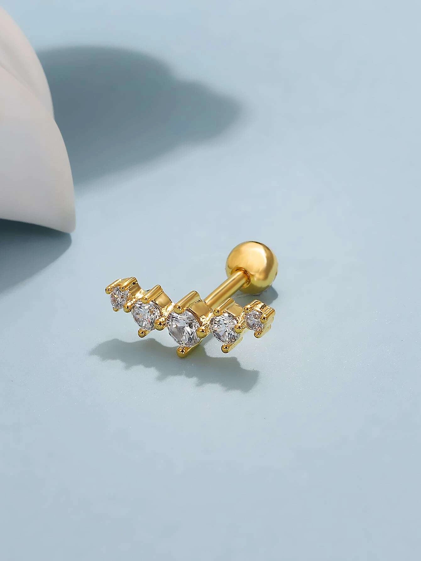14283 1b-061 Pendientes zirconia 1 Pza