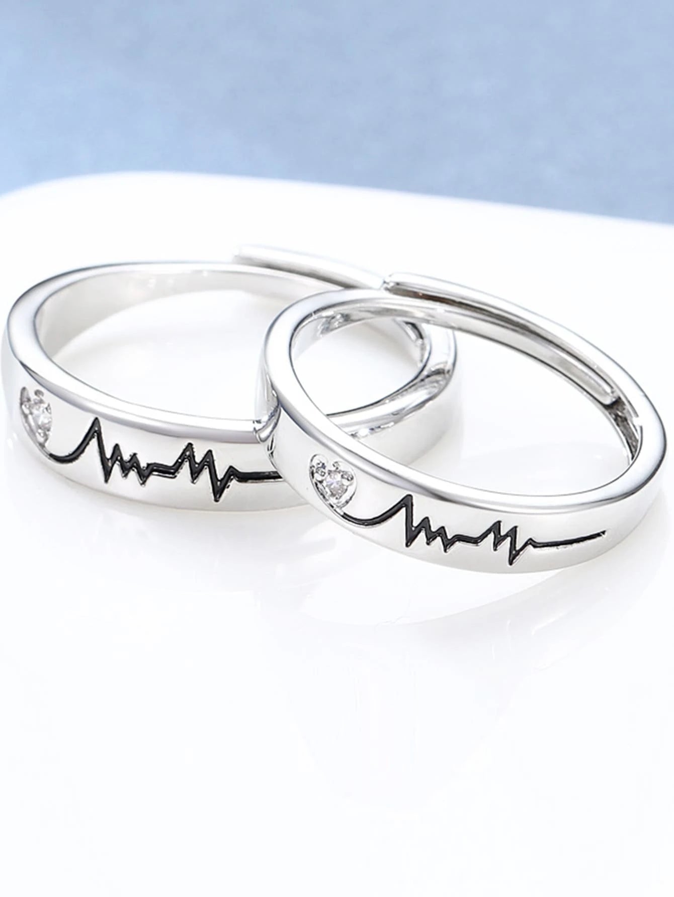 14961 1b-033 Anillo pareja 2 Pzas