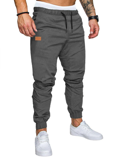 4617 1a-086 Manfinity Homme Hombres Pantalones con diseño de parche de cintura con cordón