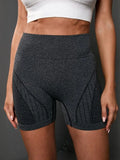 6686 a02-09 Yoga Basic Shorts biker deportivos ancho cintura banda
