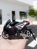 6265 2t-010 Funda compatible con Airpods motocicleta en forma de
