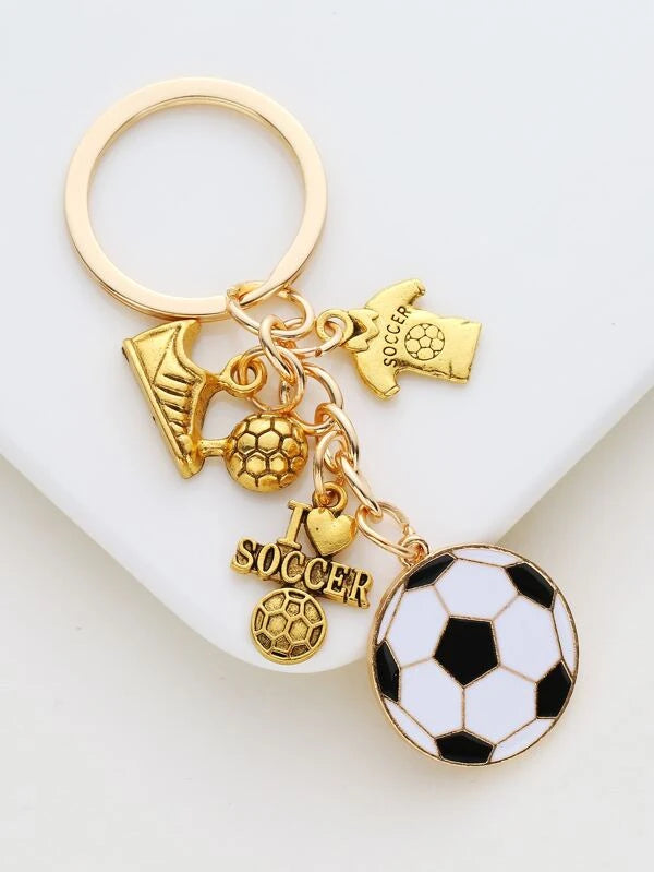 7274 b01-15 Llavero De Fútbol De Moda